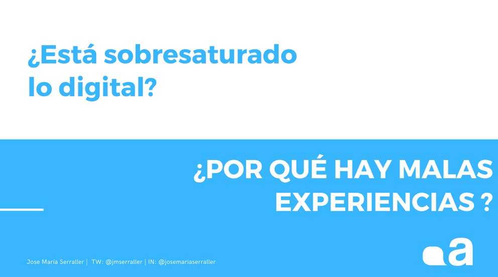 ¿Está sobresaturado lo digital?