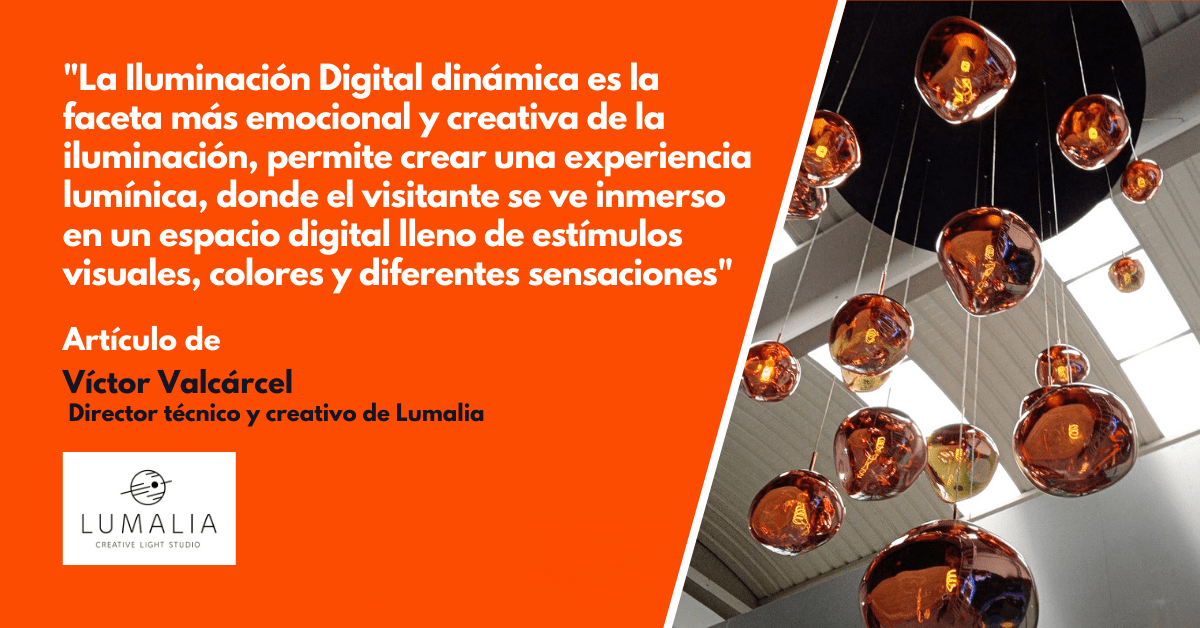 Concepto Iluminación Digital dinámica