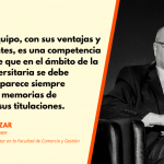 Benjamín del Alcázar opina sobre el Reto Educativo