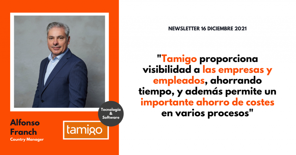 Entrevistando a… Alfonso Franch, Country Manager de Tamigo Spain