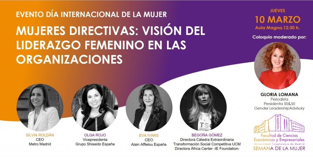 Evento Facultad de CC Económicas y Empresariales-Semana Internacional de la Mujer