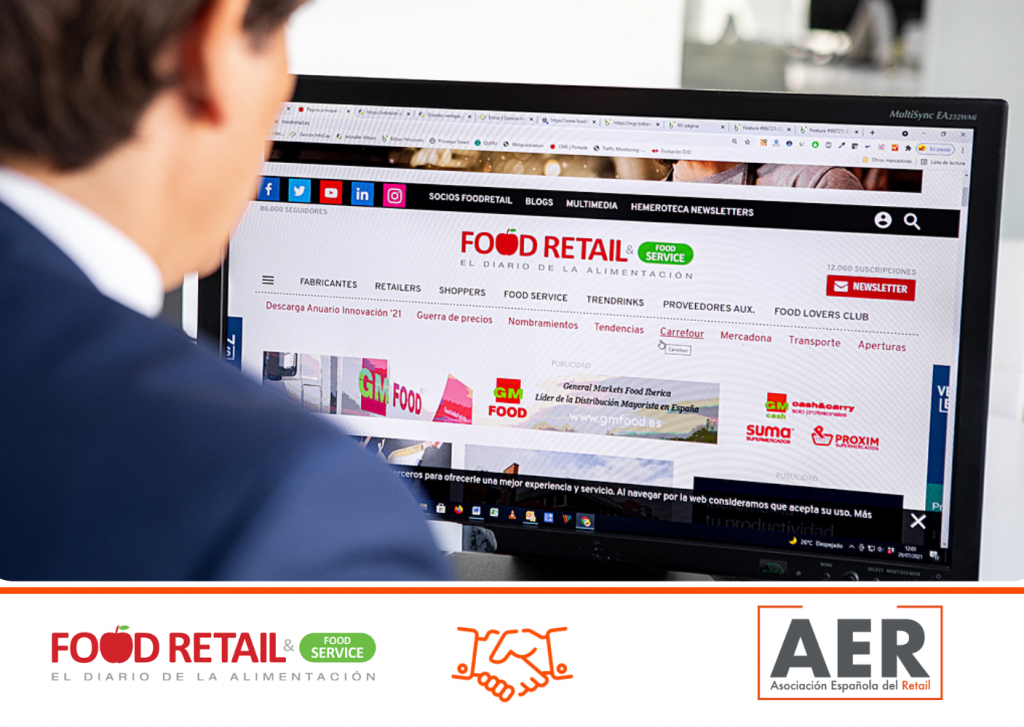 FOOD RETAIL & SERVICE, Media Partner de la Asociación Española del Retail 2022.
