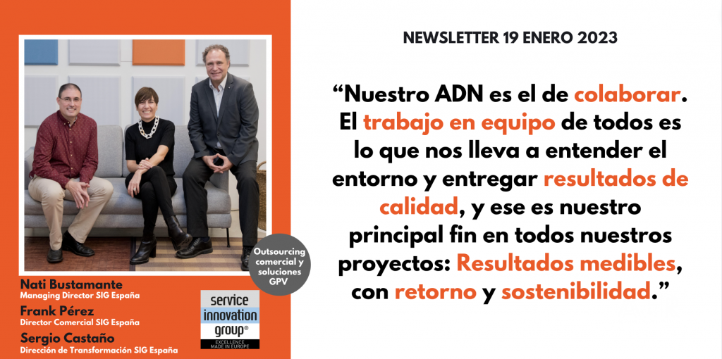 Entrevistando al Equipo Directivo de SIG España 