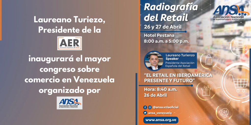 Laureano Turienzo inaugurará el mayor congreso sobre comercio en Venezuela