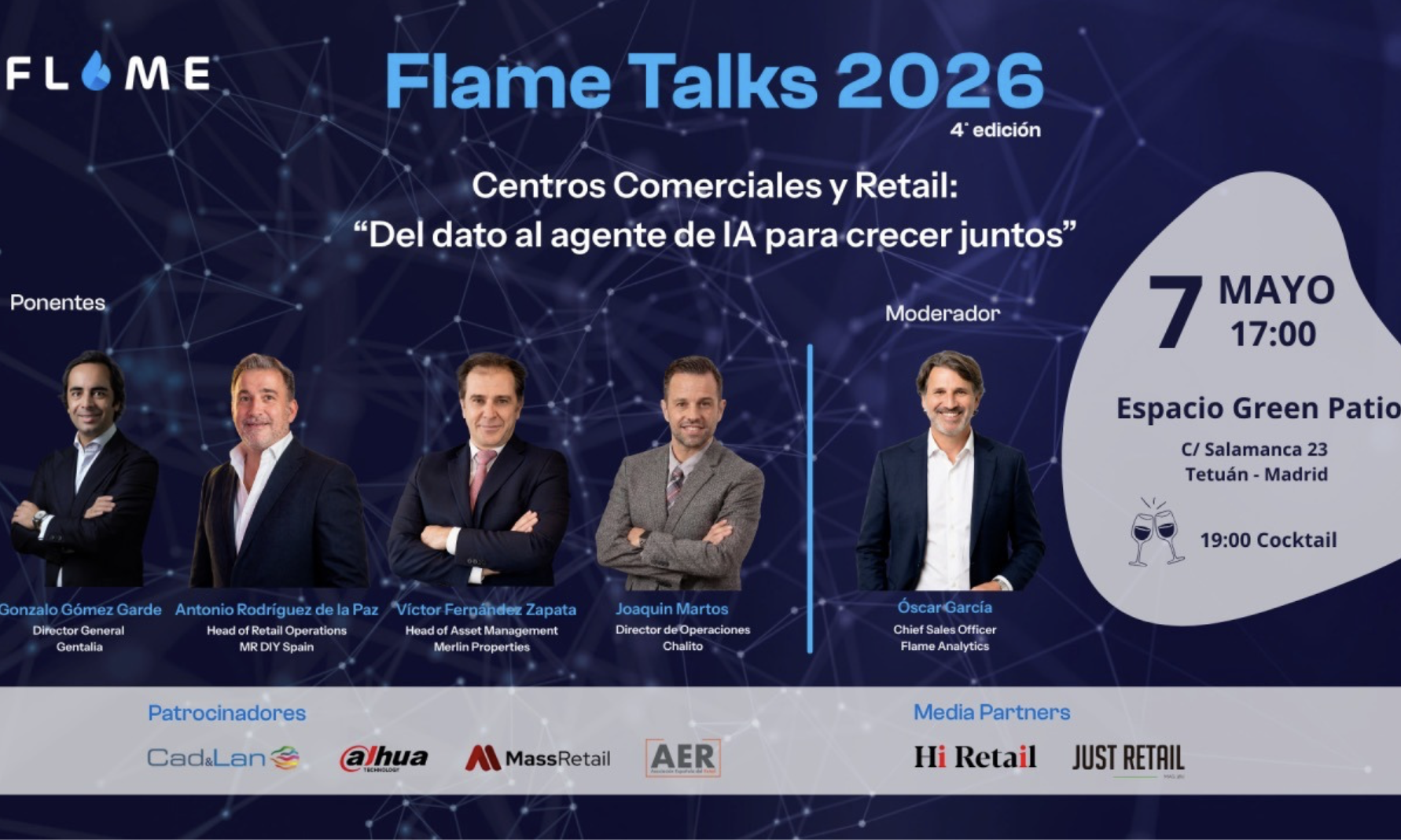 Flame Talks 2026 analizará el papel de la IA en el Retail y los Centros Comerciales