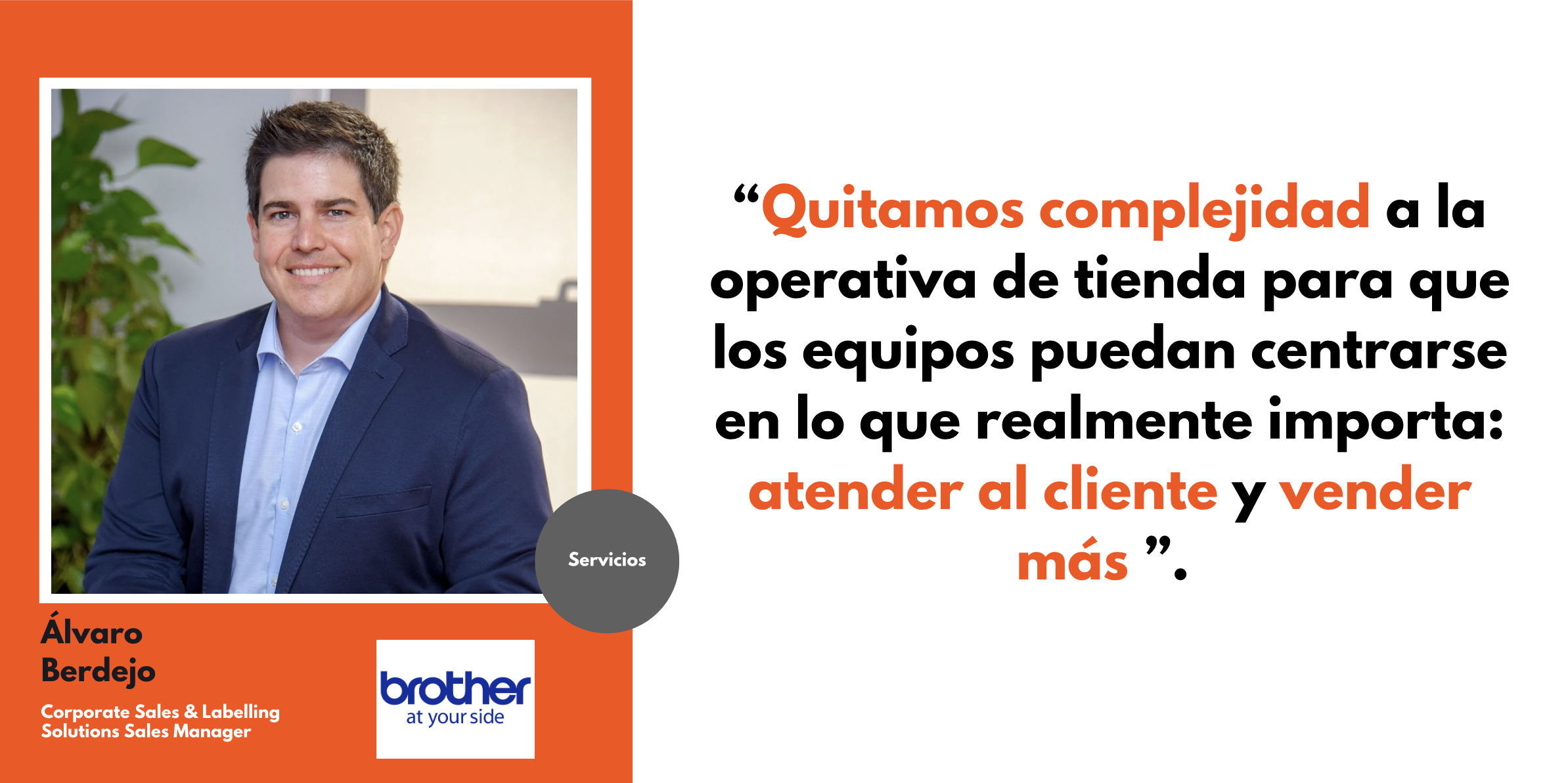 Entrevistando a…Álvaro Berdejo, Corporate Sales & Labelling Solutions Sales Manager, en Brother Spain