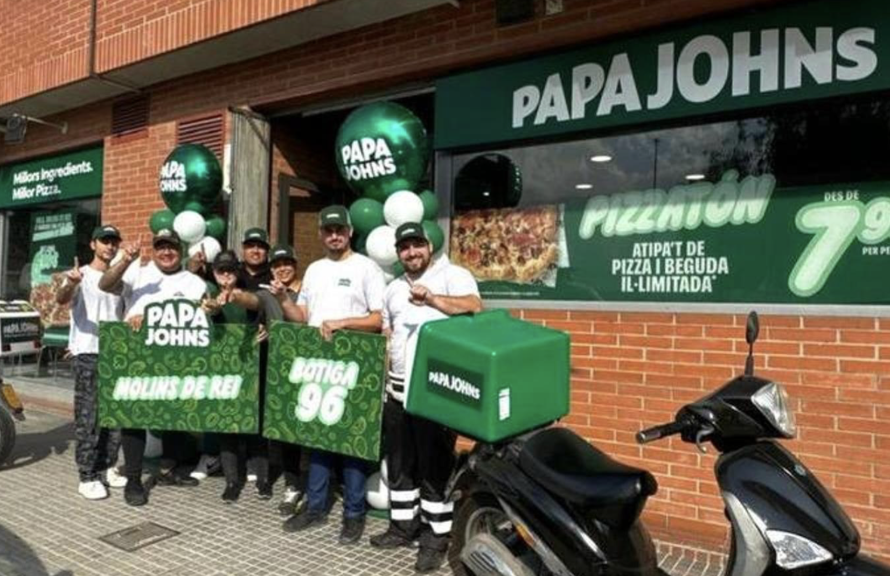 Papa Johns cierra un acuerdo con BBVA para financiar su expansión en España