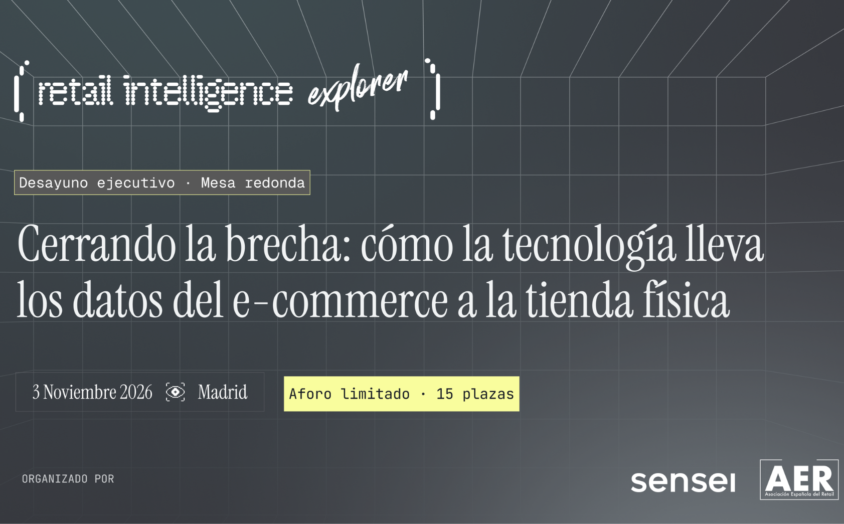 La AER y Sensei reunirán al sector retail en un desayuno ejecutivo en Madrid